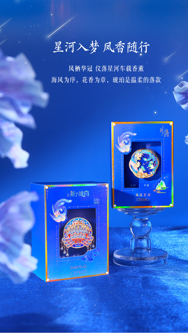 Lily Story Car Fragrance New Release: Forbidden City Collaboration Solid Car Fragrance Vent Diffuser