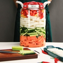 泡菜坛子家用玻璃瓶酸菜坛子四川泡菜罐咸菜罐腌制罐腊八蒜密封罐