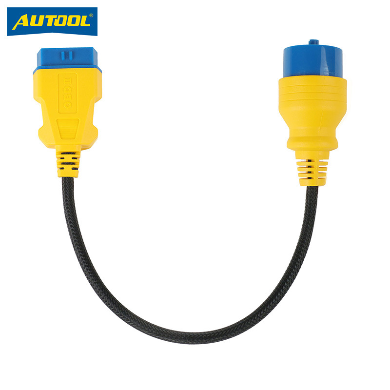 AUTOOL OBD bmw 20pin cable adaptador de nylon cable de extensión de diagnóstico interfaz OBD20pin a 16pin