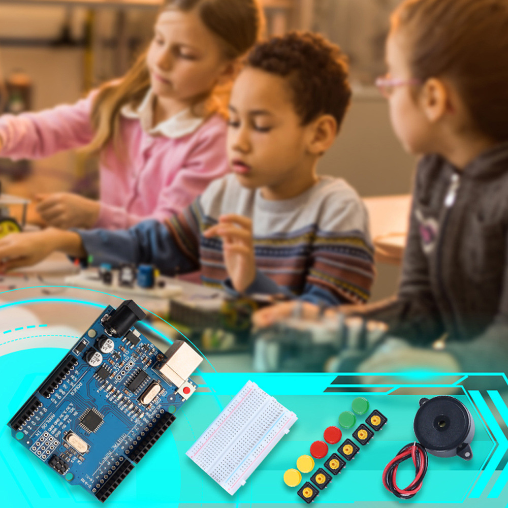 Suitable for UNO R3 development board kit RFID basic entry -level step -step motor UNO R3 learning kit