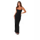 2025 European and American Spring and Summer Best Selling eaby European and American Cross-border Independent Station Women's Sleeveless Sling Solid Color dress