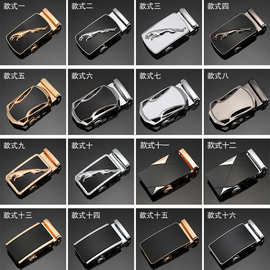 厂家批发男士4.0合金自动皮带扣头适配3.5宽真皮带条腰带卡扣配件