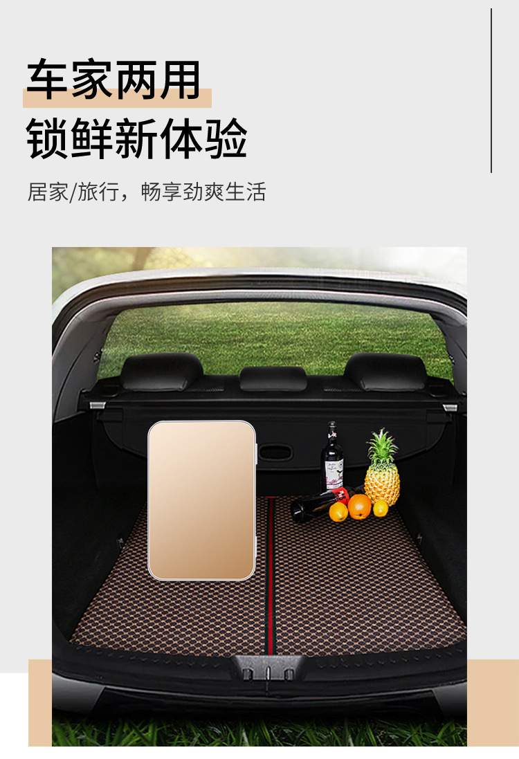8L car refrigerator dormitory household refrigerator fresh-keeping cosmetics breast milk Chinese medicine mini cold and warm mini refrigerator freezer