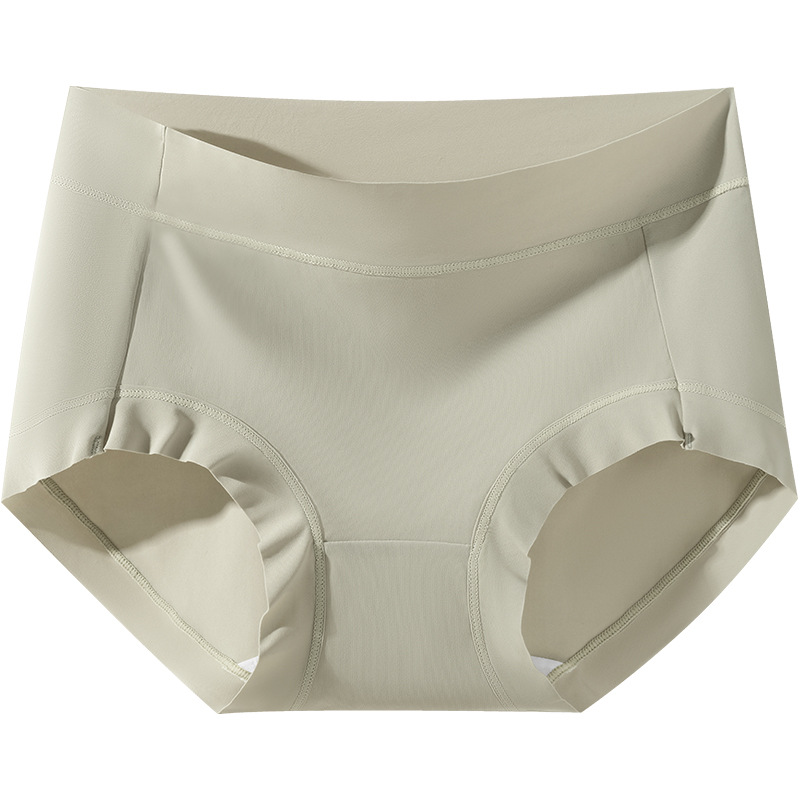 Piel de leche que no deja marcas 7A seda de morera antibacteriano para mujer deportes sin caderas calzoncillos de cintura media bragas cortas refrescantes