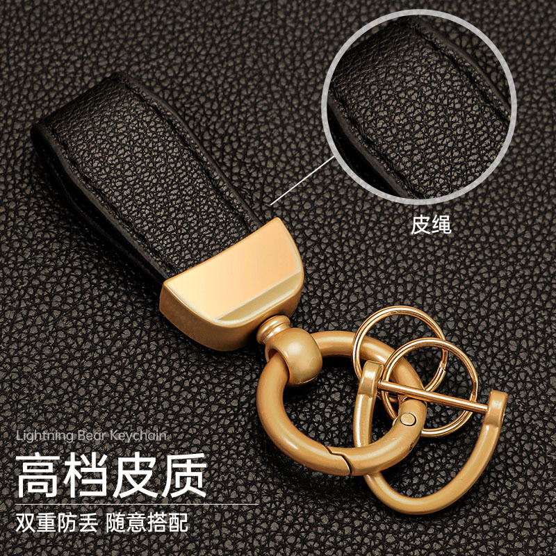 Llavero de coche transfronterizo osito INS macaron color violento llavero colgante bolso colgante llave