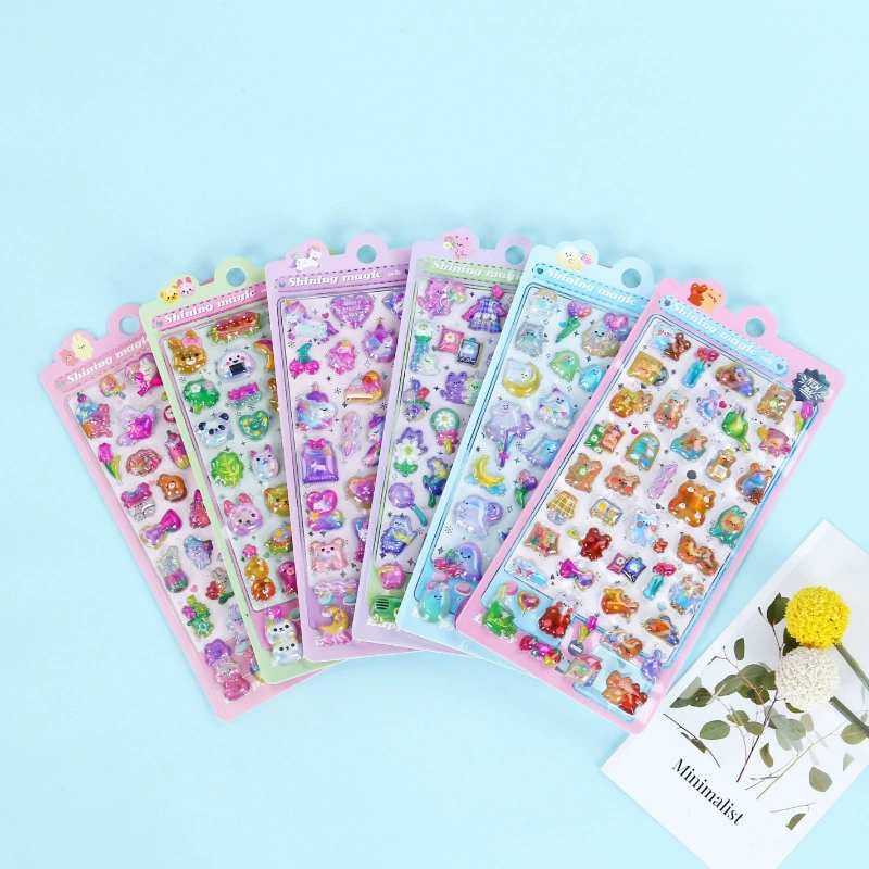 Children's three dimensional sticker, stickers, phone case, 3D