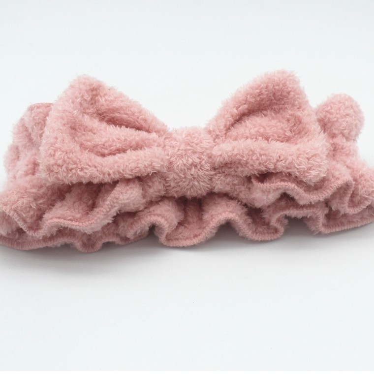 winter scarf with bow