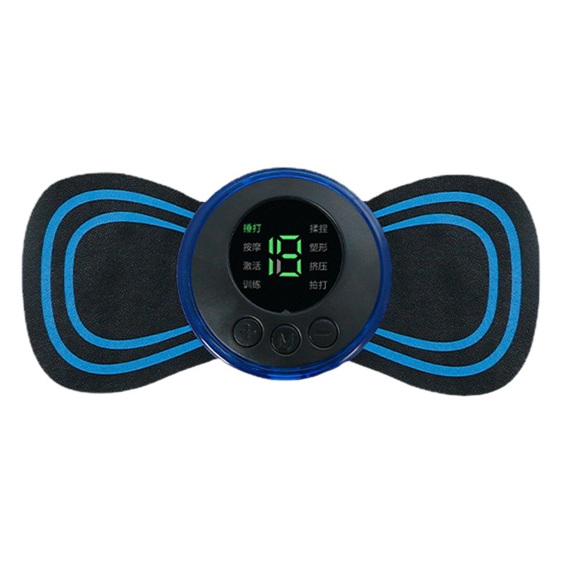 Pulso de masaje cervical pegatinas multifuncional mini cuello hombro espalda masajeador portátil EMS bolsillo inteligente masajeador