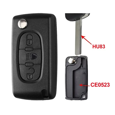 Exclusively for Export, 3-Key Car Keys - 3-buttons-light-button-slotted-without-seat-hu83ce0523