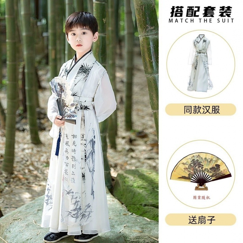 아스파라거스 세트(부채+옥 펜던트 포함)