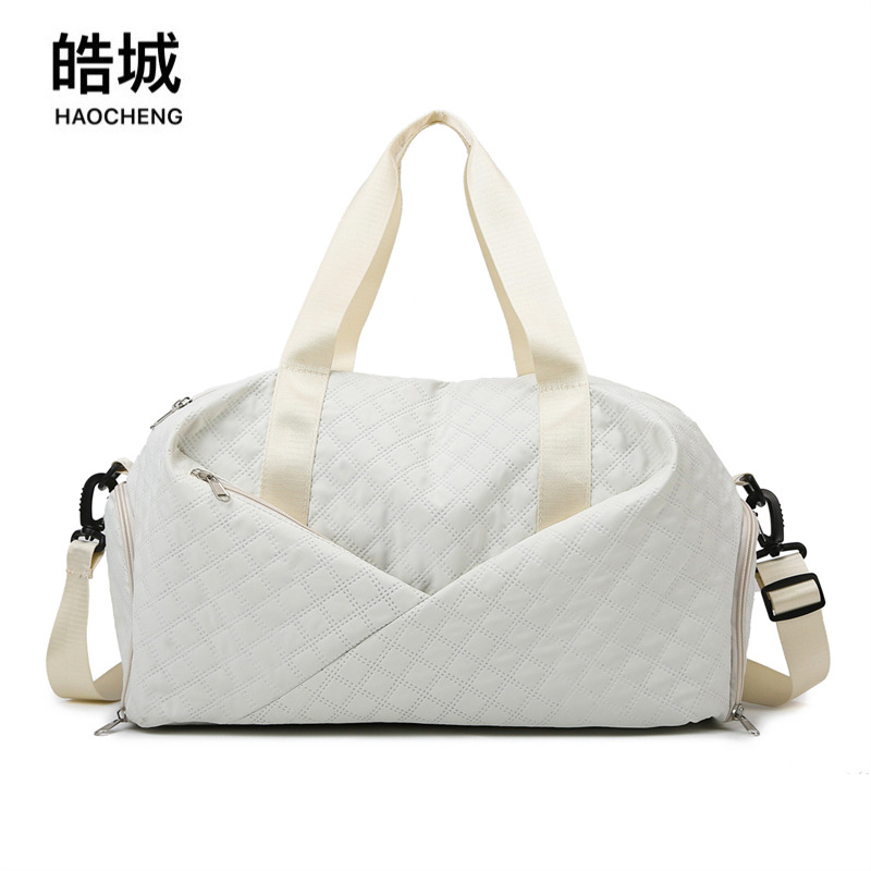 Bolso de viaje portátil transfronterizo de gran capacidad de separación en seco y húmedo, bolsa de yoga de fitness deportivo, bolsa de almacenamiento de viaje de negocios al aire libre