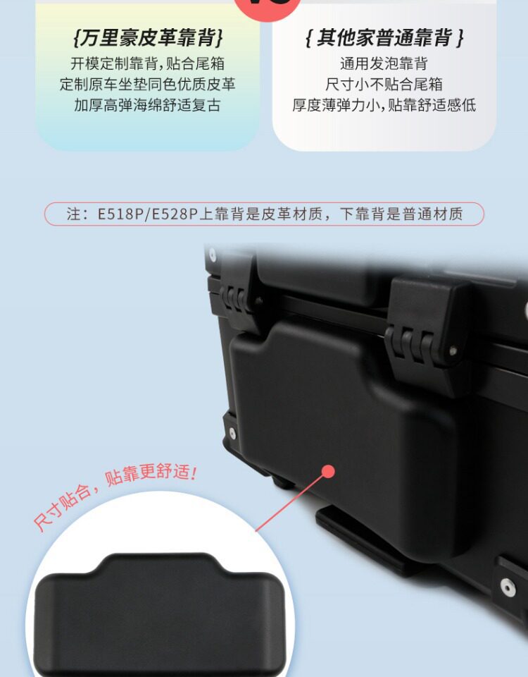 Wanlihao electric vehicle trunk is suitable for Ninebot Cz90 scooter trunk modification accessories C85c storage box