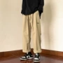 男士宽松秋季直筒工装裤