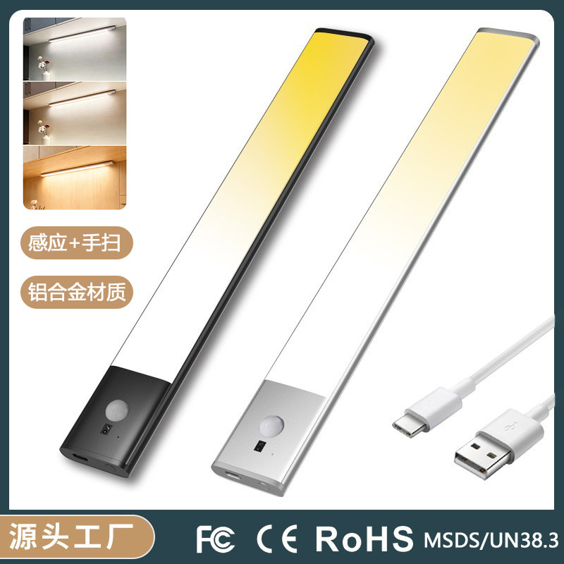 Cross-border motion induction lamp lamp self-adhesive hand sweep wine cabinet Cabinet lamp with magnetic night light human body induction cabinet lamp