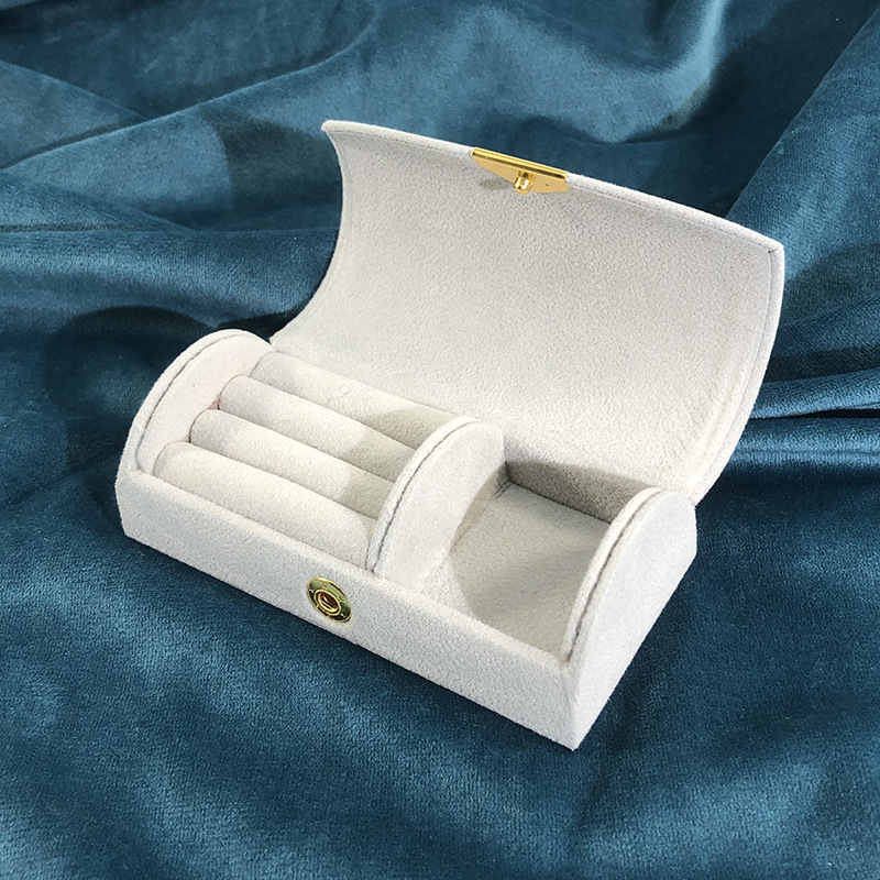 64g Weight Jewelry Boxes Classification 1 Piece Quantity Holiday, Daily Occasion Flannel Material Solid Color Pattern Classic Style Style 1 Piece Flannel Classic Style Holiday Daily Solid Color Jewelry Boxes 7