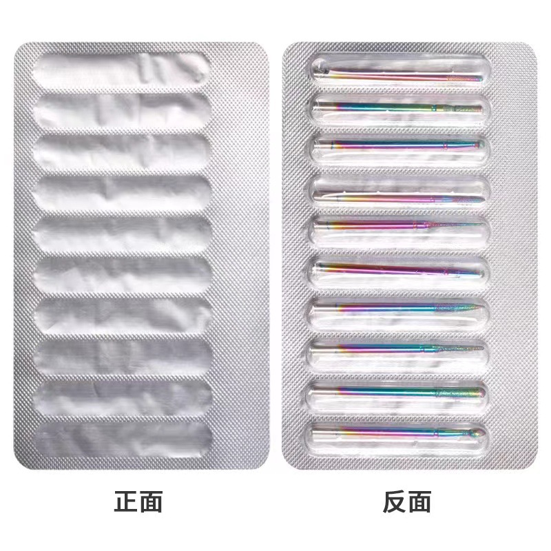 Suministro directo transfronterizo cabeza de molienda de diamante de uñas 10 piezas de papel de aluminio conjunto de herramientas especiales de pulido para exfoliar la piel y traje de eliminación de uñas