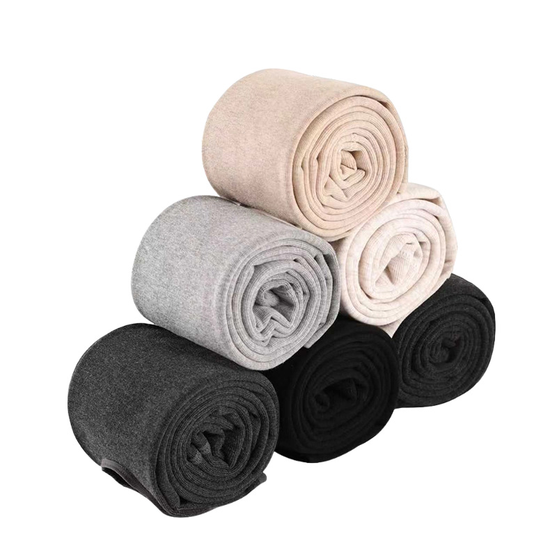 Leggings blancos para mujeres primavera, otoño y invierno con calcetines gruesas anti-balling no soportan los pies, calcetines de adelgazamiento de micropresión