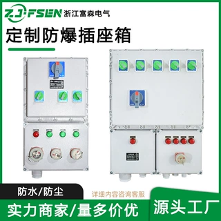定制防爆插座箱检修箱接线箱仪表箱304铝合金照明动力配电箱
