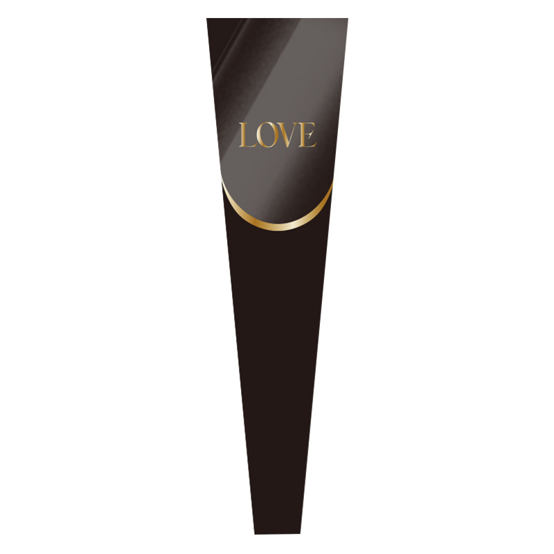 Nueva bolsa de ramo de vacaciones LOVE bronceado bolsa individual bolsa de rosas bolsa de celofán transparente bolsa de flores al por mayor