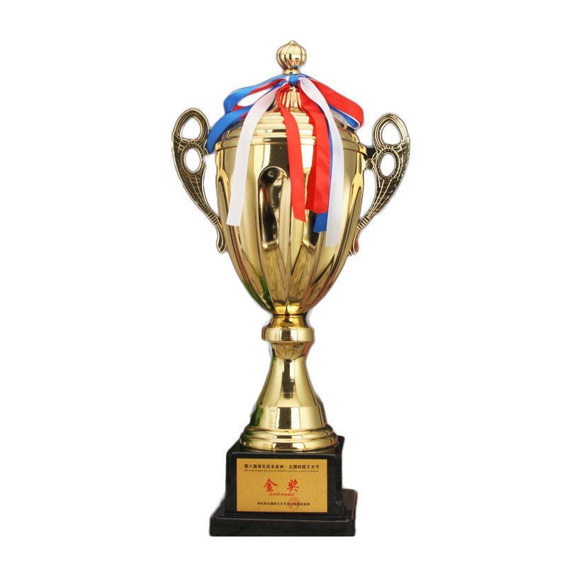 2021 voluntario amor caridad Premio Pionero Guerrero trofeo Empresa Reunión Anual lucha epidemia trofeo de metal