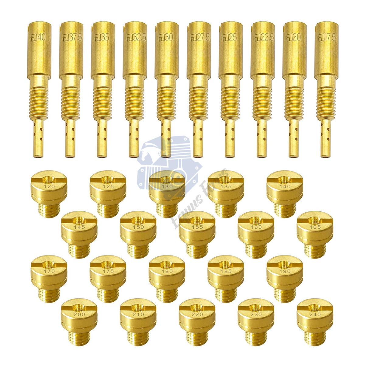 Suitable for Mikuni N100.604 Vm28/486 Fuel Injector Main/Idle Flow Hole Hs Hsr Rs Tm Vm