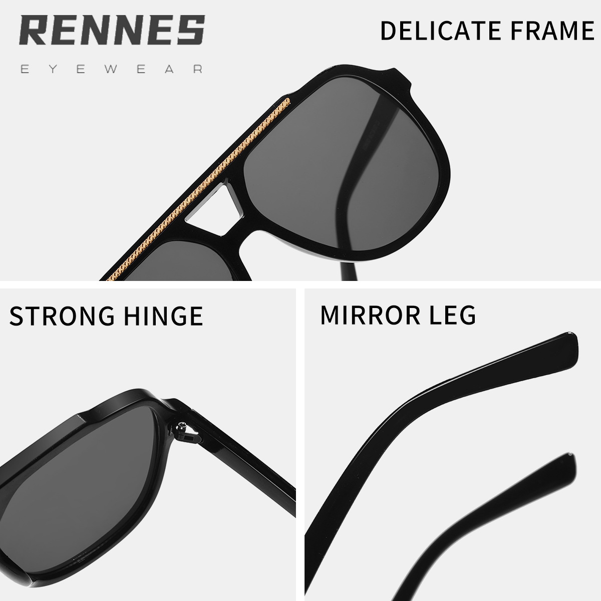 Gafas de sol de las mujeres de moda europea y americana personalidad ins estilo doble haz colorido transfronterizo Venta caliente gafas de sol UV400 gafas UV