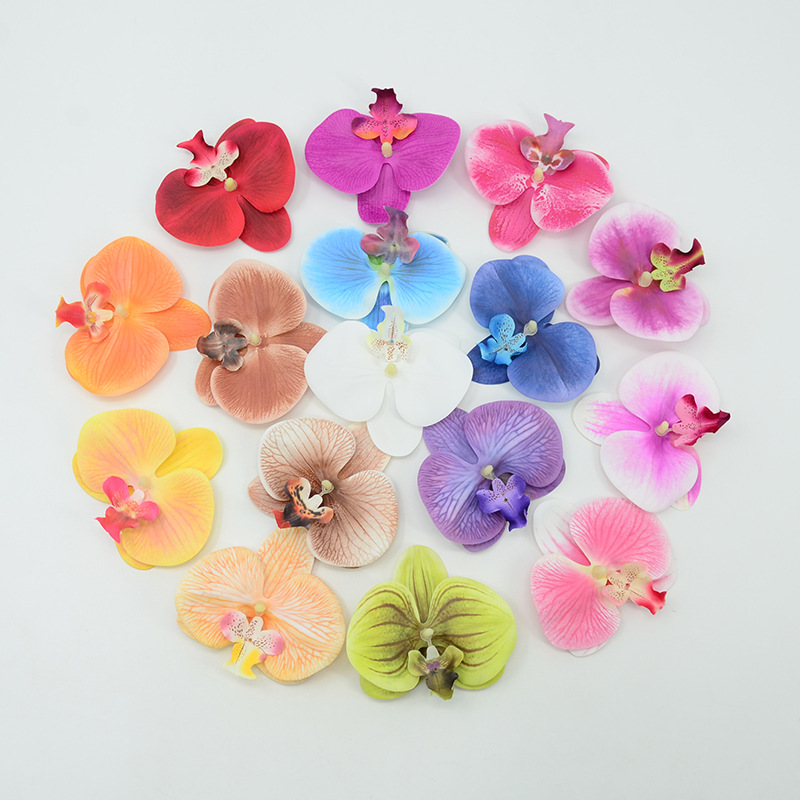 3D printing film phalaenopsis large candy box decorative flower wedding celebration background layout hand gift box decoration