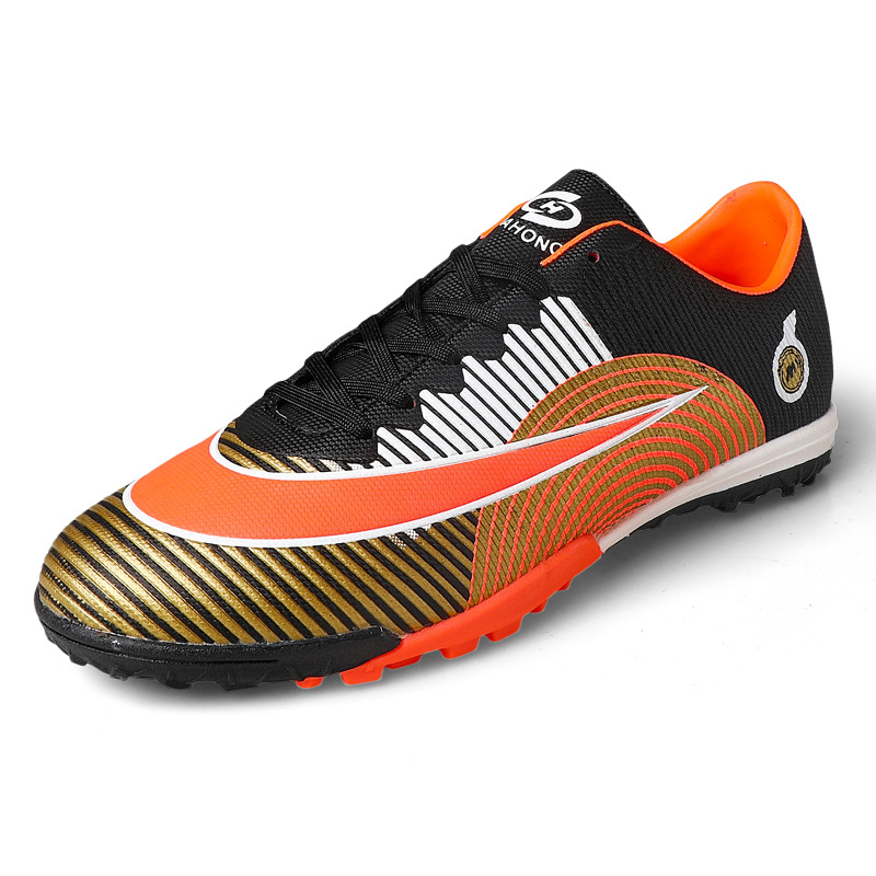 Zapatos de fútbol de uñas rotas largas para hombres y mujeres antideslizantes de baja altura más zapatillas deportivas transpirables zapatos de entrenamiento de moda de absorción de choque suave nuevo