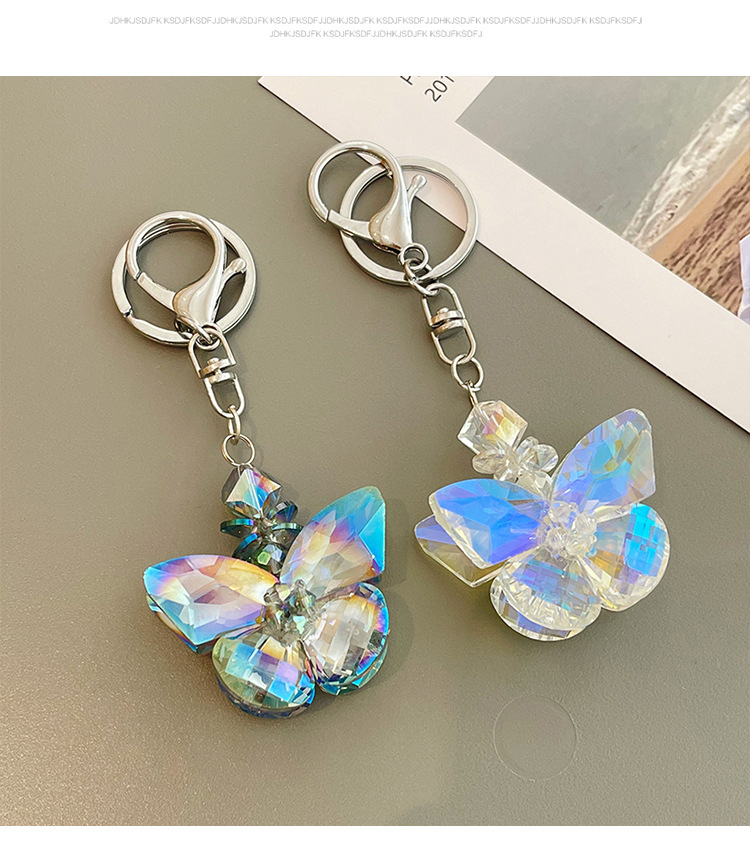 New Style Alloy Butterfly Women's Bag Pendant Keychain display picture 4