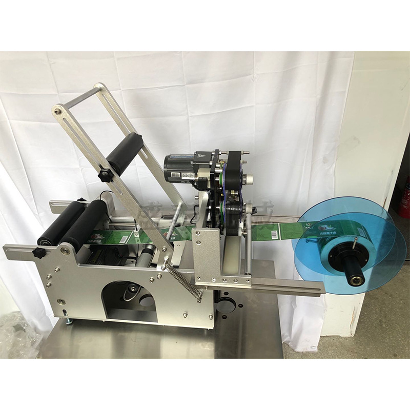 圆瓶贴标机打码机色带日期不干胶打码机 自动贴标机 饮料瓶贴标器