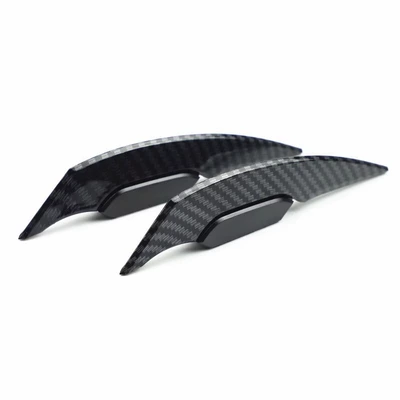 Suitable for Scooters, Motorcycles, Electric Motosiklet ləvazimatları və aksesuarları - small-carbon-fiber-pattern-wind-knife-sticker