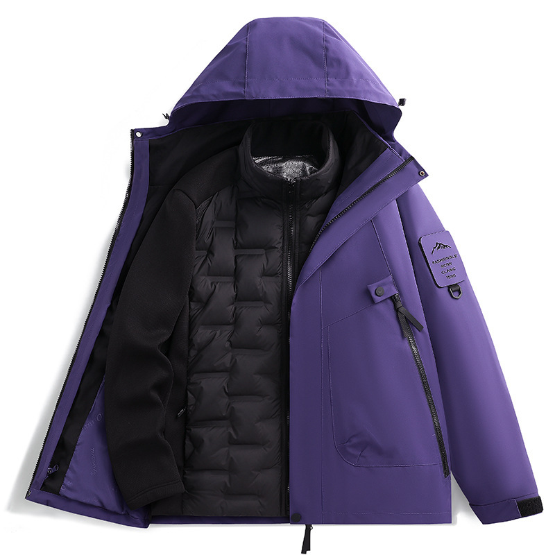 2518 ジャケット スリーインワン ダウンライナー 男女兼用 スリープルーフ アウトドア 登山服 旅行・入藏用 2点セット|undefined