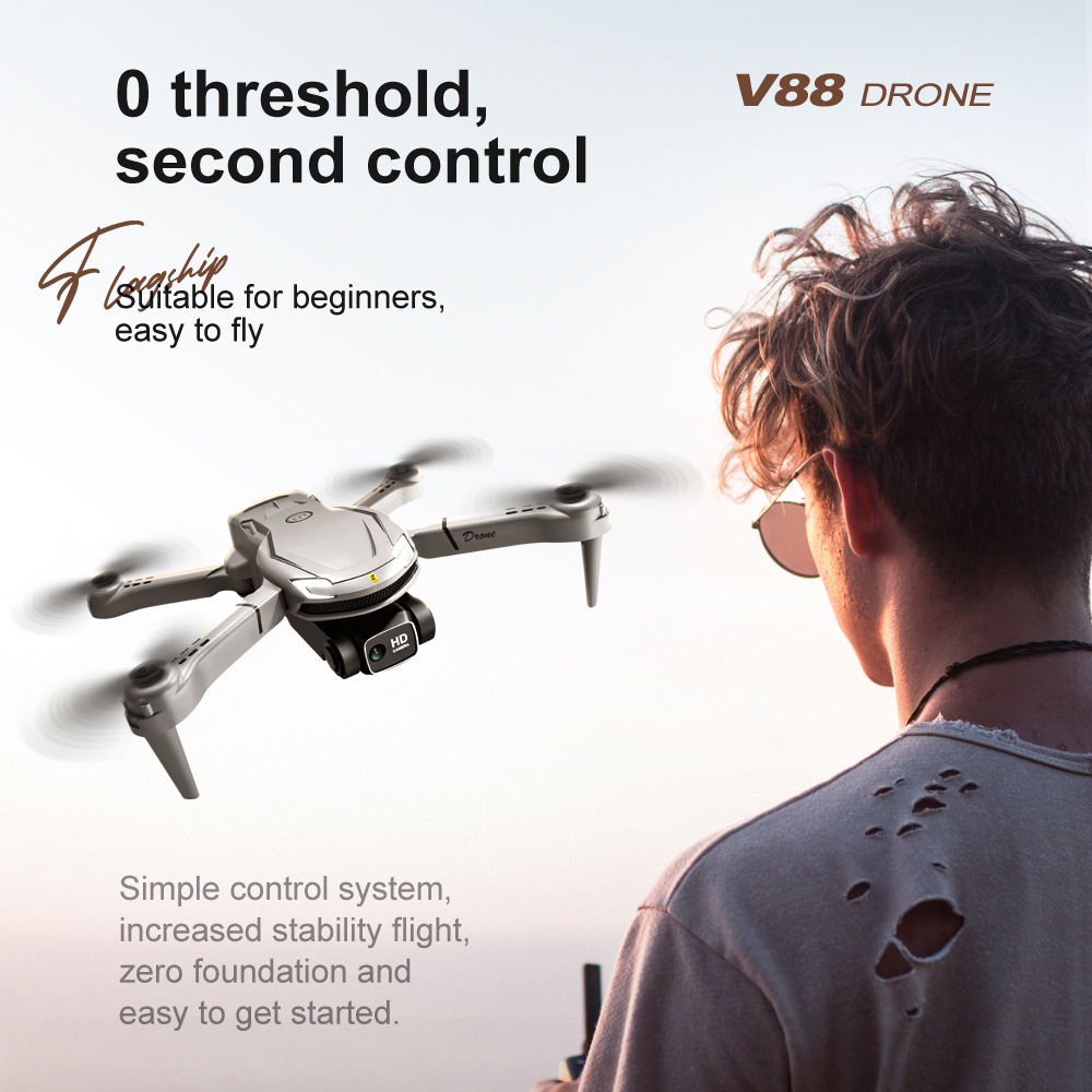 跨境新V88无人机外贸航拍高清遥控飞机双摄像头长续航定高飞行器安防监控无人机详情30