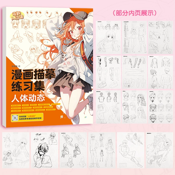 [Special Exercise] Human Body Dynamics (72 pages of line drawing + teaching video)