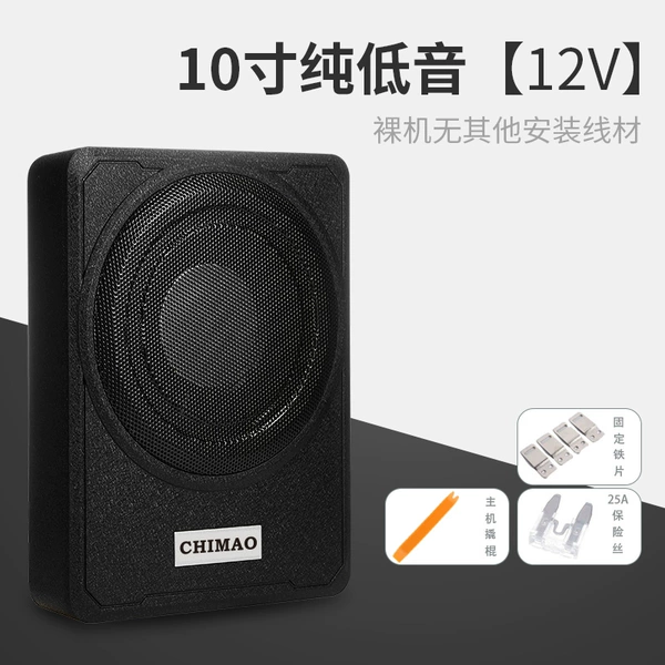 [12V] 10 -inch pure bass bare metal (bass cannon bare metal without wire)