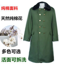 军棉大衣男冬季加厚长款绿保安棉服女老款防寒劳保工作服东北棉袄