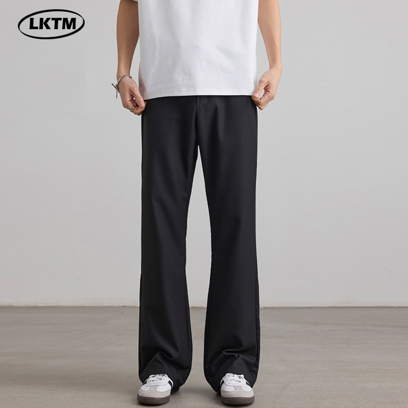 Lktm Men's Wear # American High-End 517 Micro-Flared Casual Pants for Men and Women, Trendy Brand Drapey Slimming Look Suit Pants