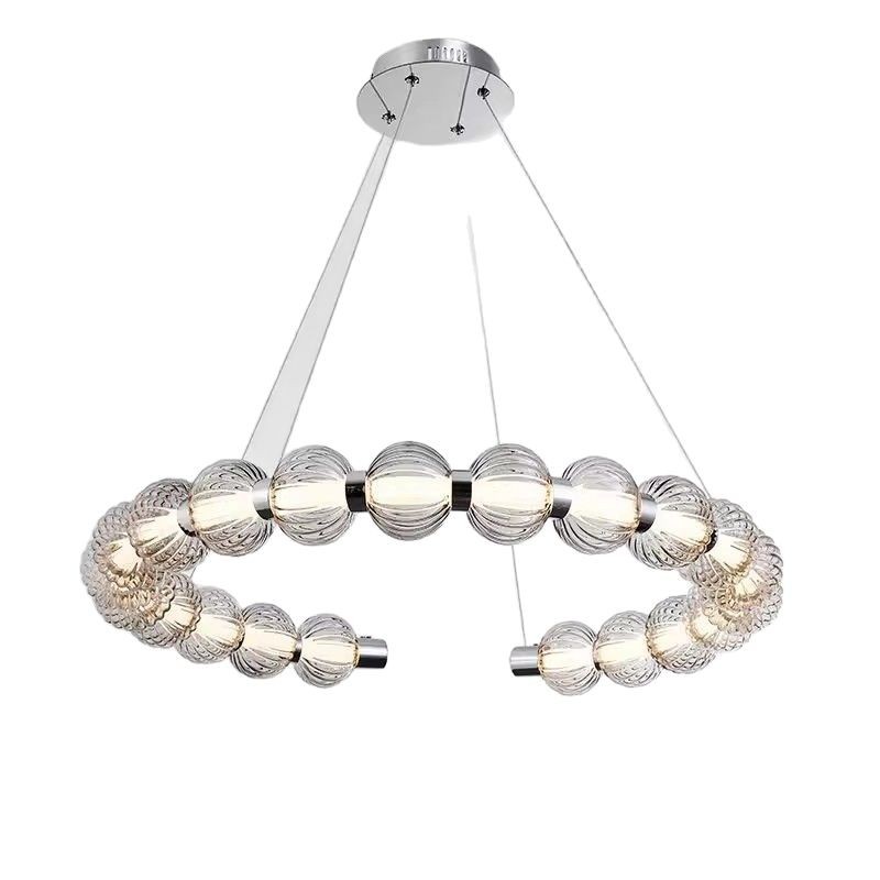 Landelier de lujo personalizado diseño de la lámpara de lujo sala de estar villa moderna comedor dormitorio diseño creativo Buda perla luz comedor creativo