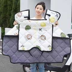 冬の防風は電気自動車の冬に綿の防風服を入れて防寒して保温します。