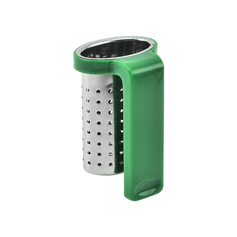 Fábrica al por mayor taza de acero inoxidable-montado fabricante de té Filtro de té colador de té de acero inoxidable taza-montado colador de té