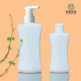 Customized Pet Small Waist Lotion Bottle 500ml Shampoo Shower Gel Moisturizing Lotion Care Press Plastic Bottle