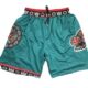Chicago Bulls Zipper Pocket Pants Jordan Retro Ball Pants Shorts White Pink