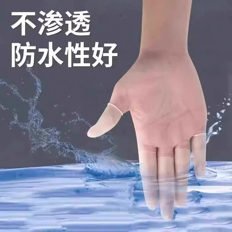Transparent ultra thin matte non-slip gloves dust-free handmade for manicure