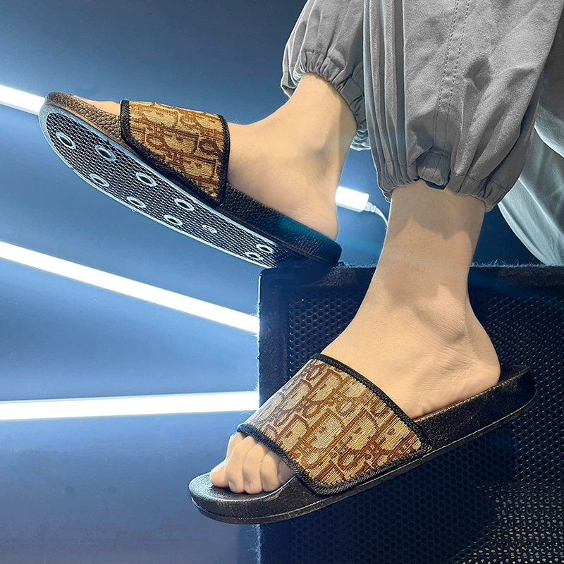 Трансграничные большие размеры 46 мужские тапочки носить пляжную обувь летом повседневные мужские туфли легкие сандалии slippers