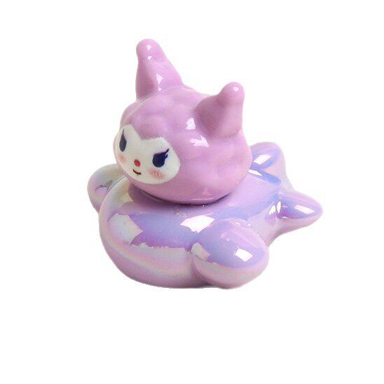 Three-dimensional resin plating animal Sanrio aircraft cute diy jewelry accessories desktop car small ornaments doll
