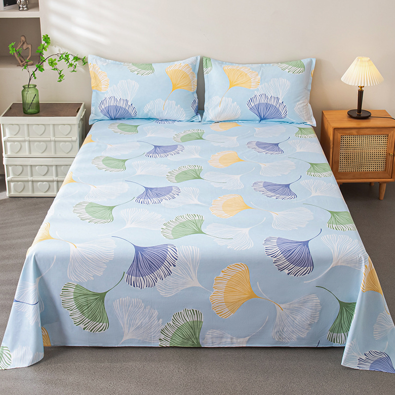 100% algodón sábanas dormitorio de estudiantes cubierta de cama individual niños de verano una sola pieza engrosada edredón al por mayor image 16