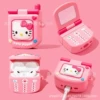 Hello kitty, fuchsia silicone protective case