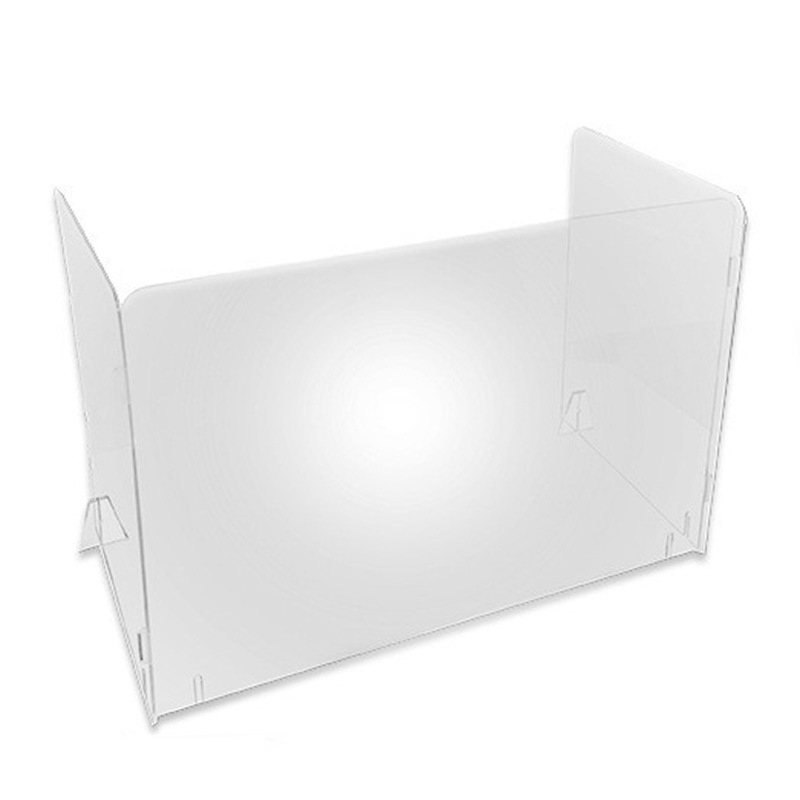 食堂餐桌办公复工复学防疫防护防飞沫亚克力透明拆装简便隔离板