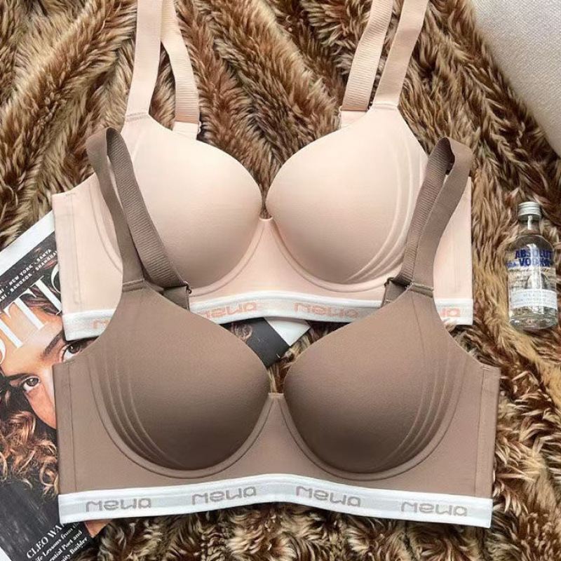 Ultra-thin Large Chest Small Chest Underwear Women's Parammary Anti-sagging Upper-support Adjustable Traceless Summer Bra Ultra-thin Large Chest Small Chest Underwear Women's Parammary Anti-sagging Upper-support Adjustable Traceless Summer Bra
