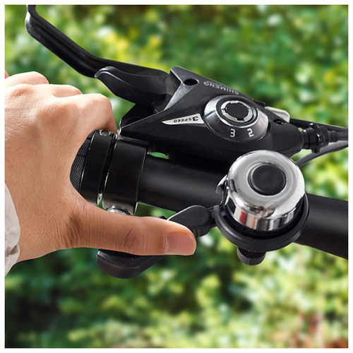 Mountain bike bell, retro pure copper bell, foldable bike loud horn bicycle accessories children's bell